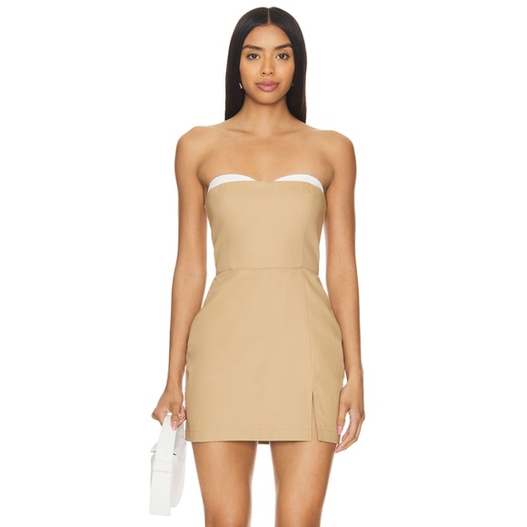 Amanda Uprichard Dresses & Skirts - Amanda Uprichard Meline Beige Dress